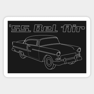 55 Chevy Bel Air Sticker